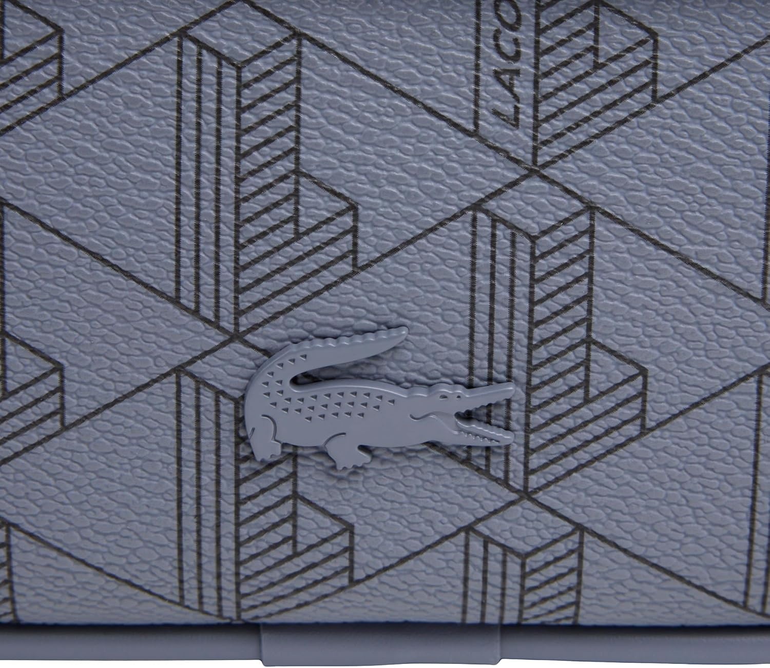 image:imageLacoste Mens Small The Blend Satchel Mono Folkstone Gray Abime One Size
