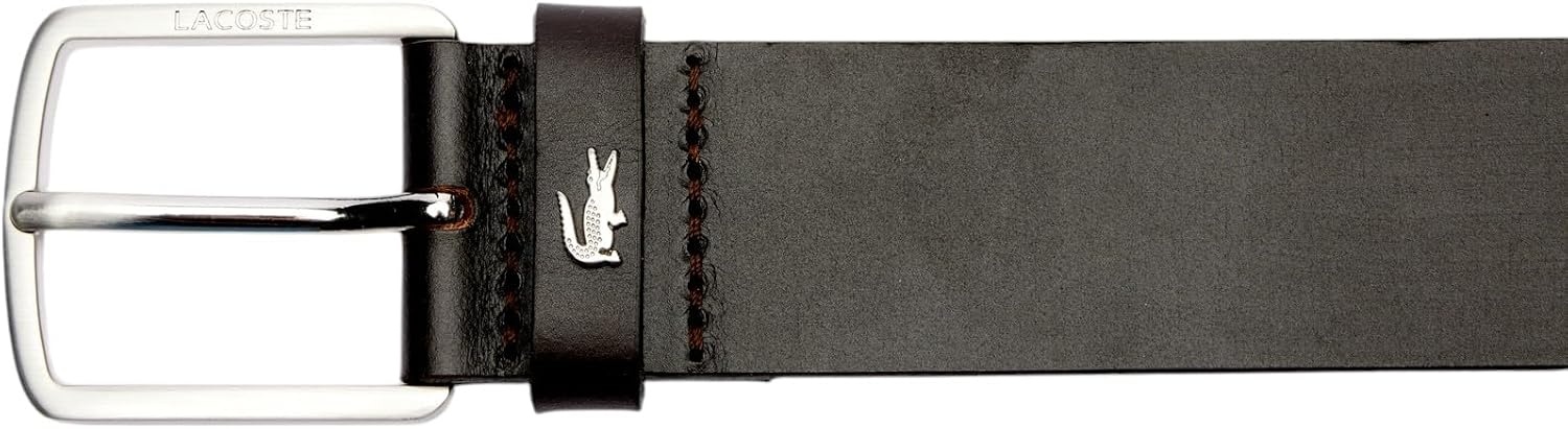 image:imageLacoste Mens Smooth Leather BeltDark Brown