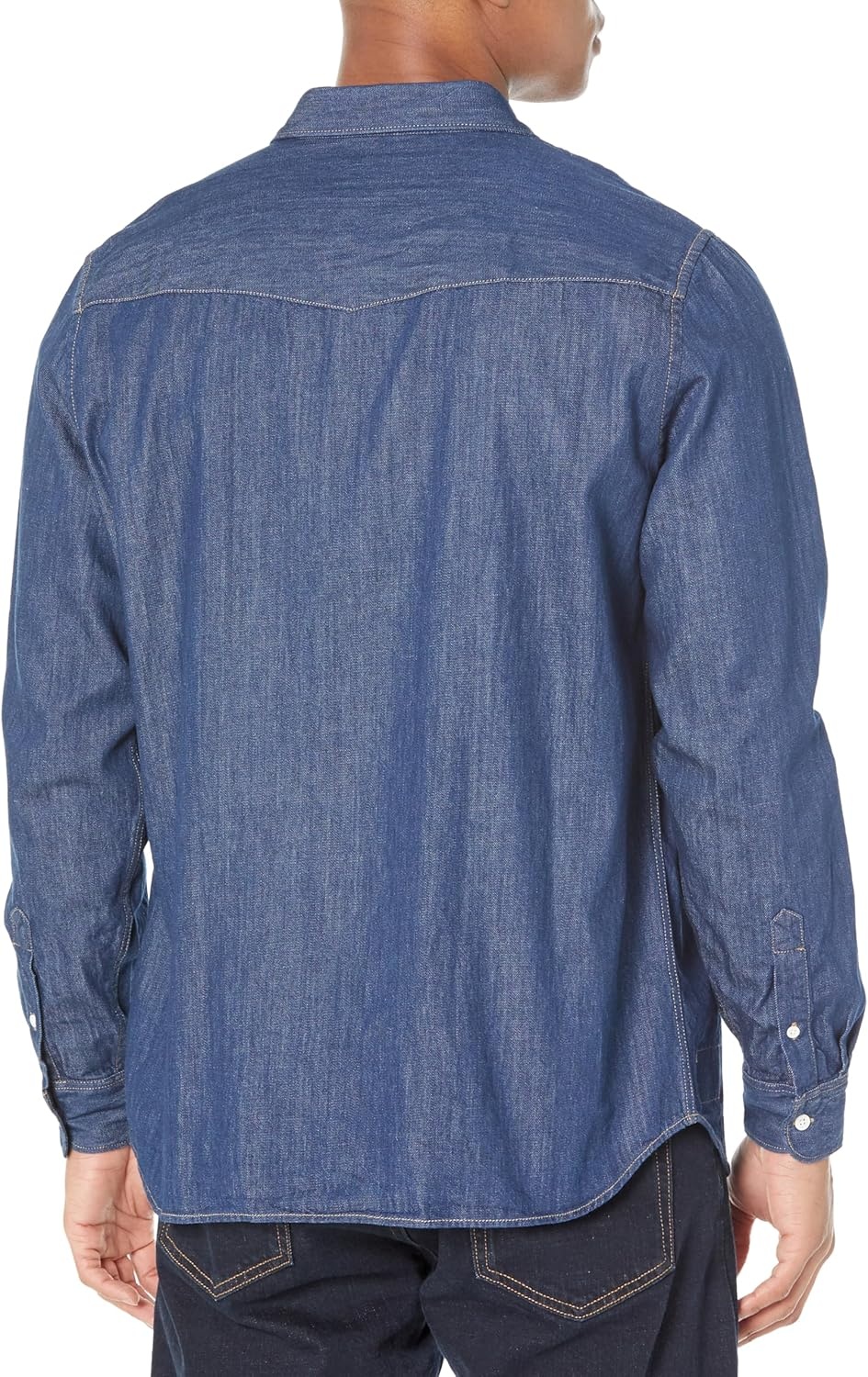 image:imageLacoste Mens Solid Denim Woven ShirtRinse