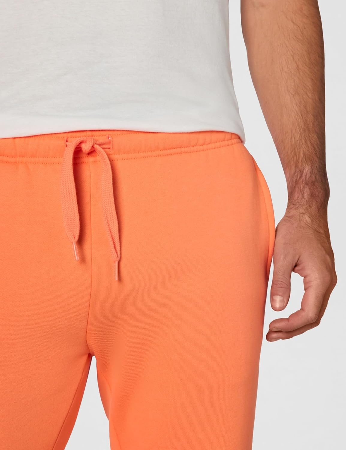 image:imageLacoste Mens Sport Fleece Trackpant With Rib Leg OpeningMandarin Tree Orange