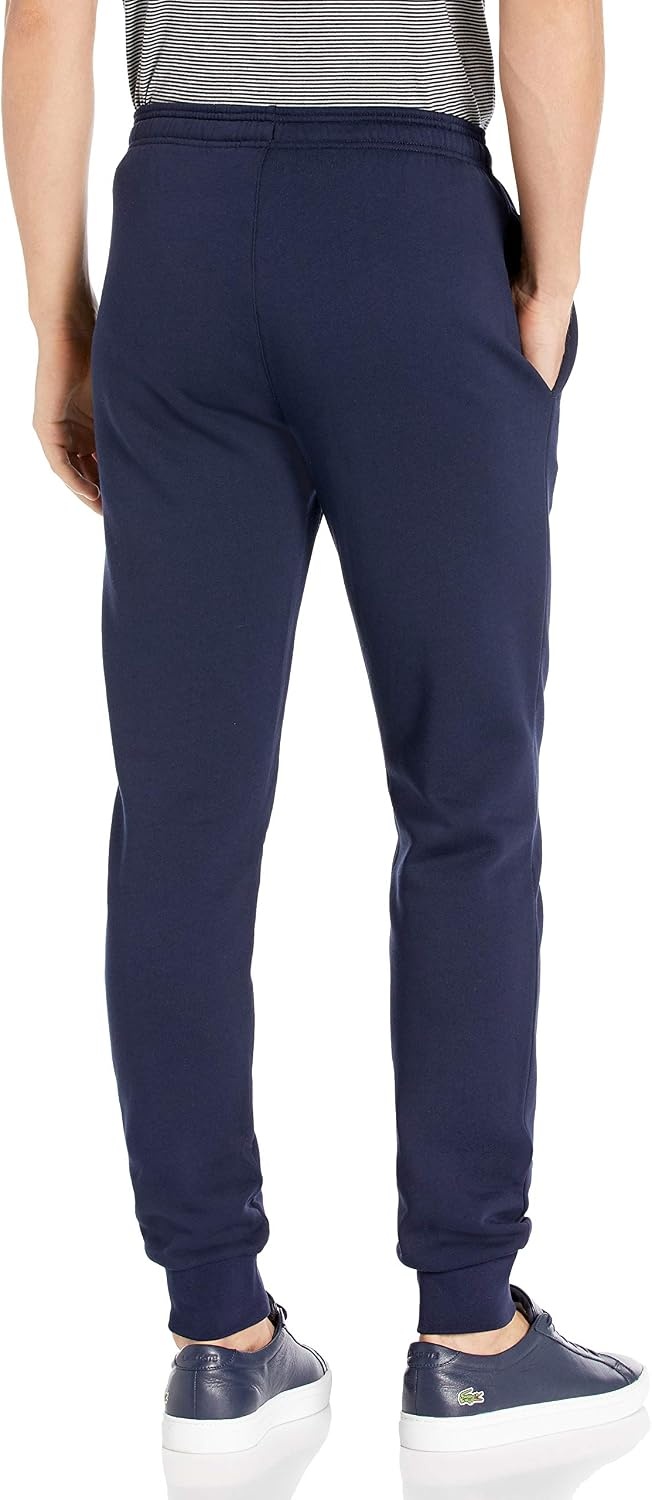 image:imageLacoste Mens Sport Fleece Trackpant With Rib Leg OpeningNavy Blue