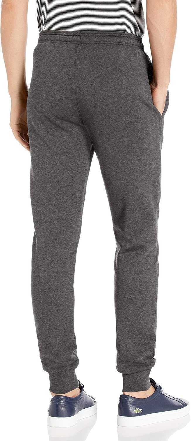 image:imageLacoste Mens Sport Fleece Trackpant With Rib Leg OpeningPitch Chine