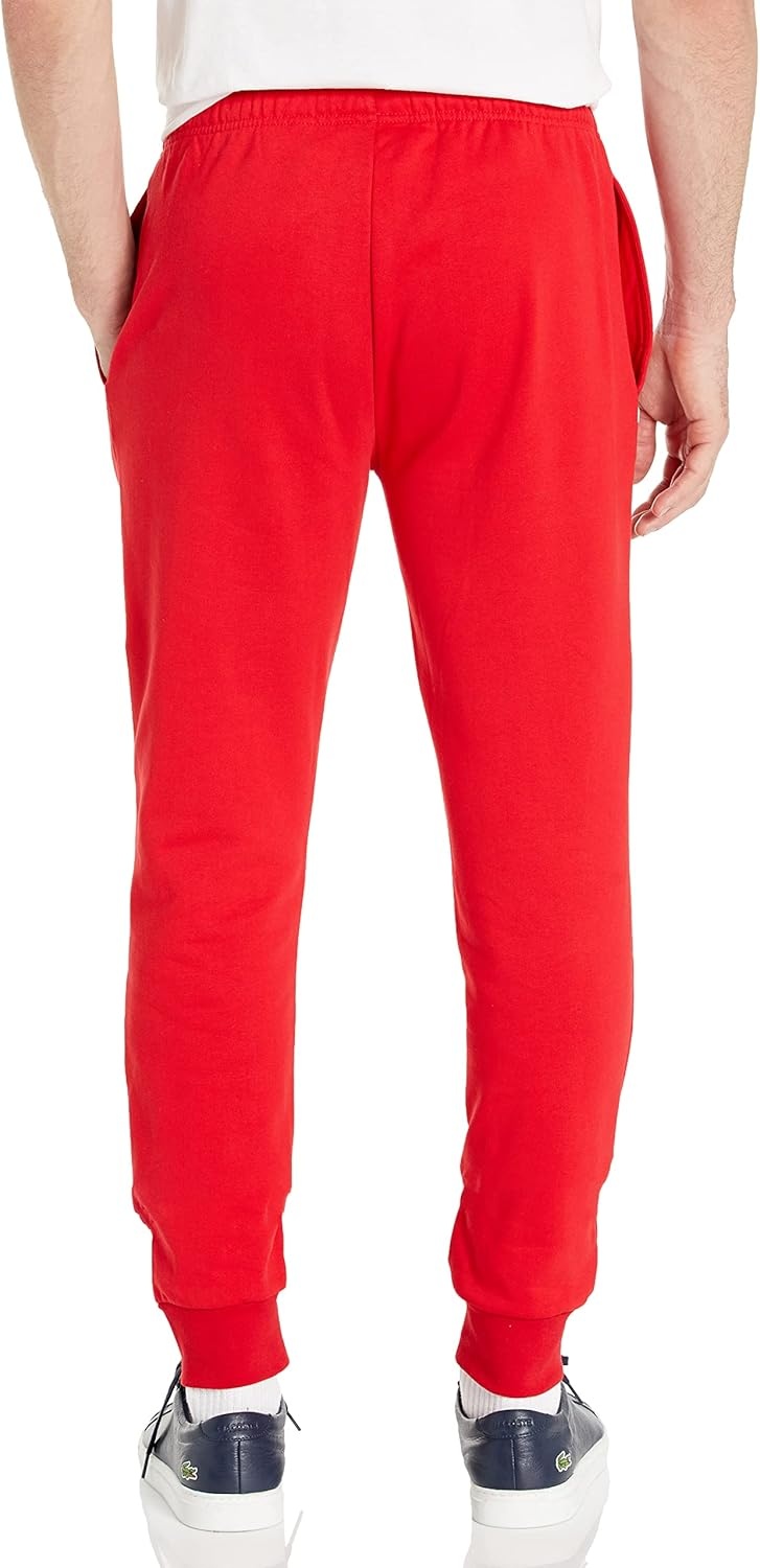 image:imageLacoste Mens Sport Fleece Trackpant With Rib Leg OpeningRed