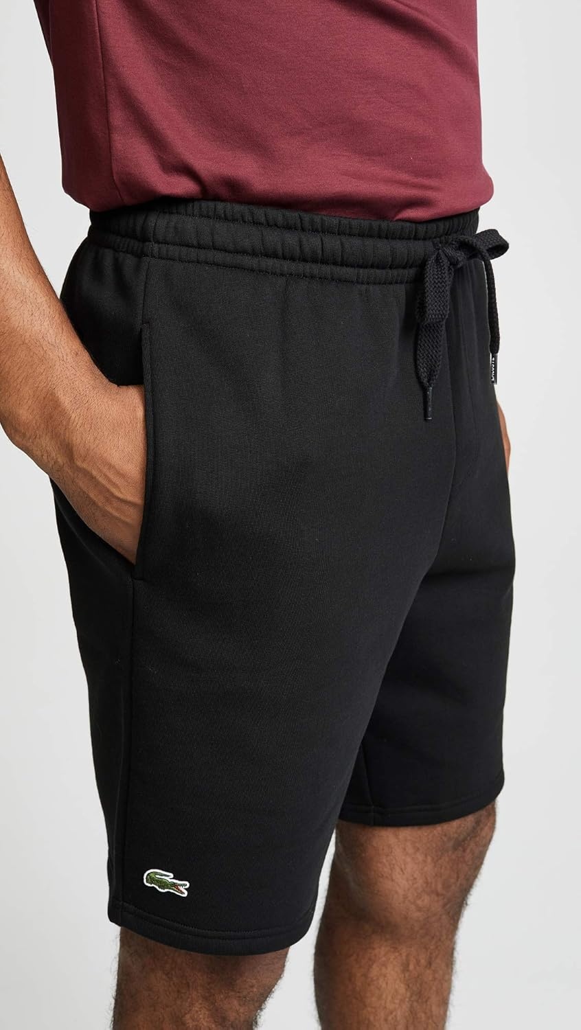 image:imageLacoste Mens Sport Tennis Fleece ShortBlack