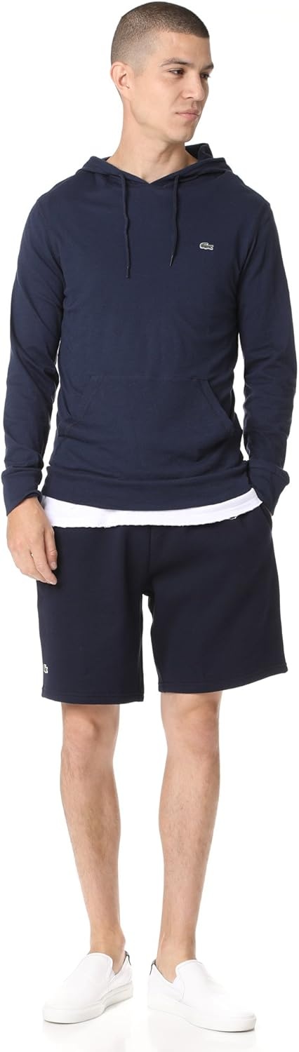image:imageLacoste Mens Sport Tennis Fleece ShortNavy Blue