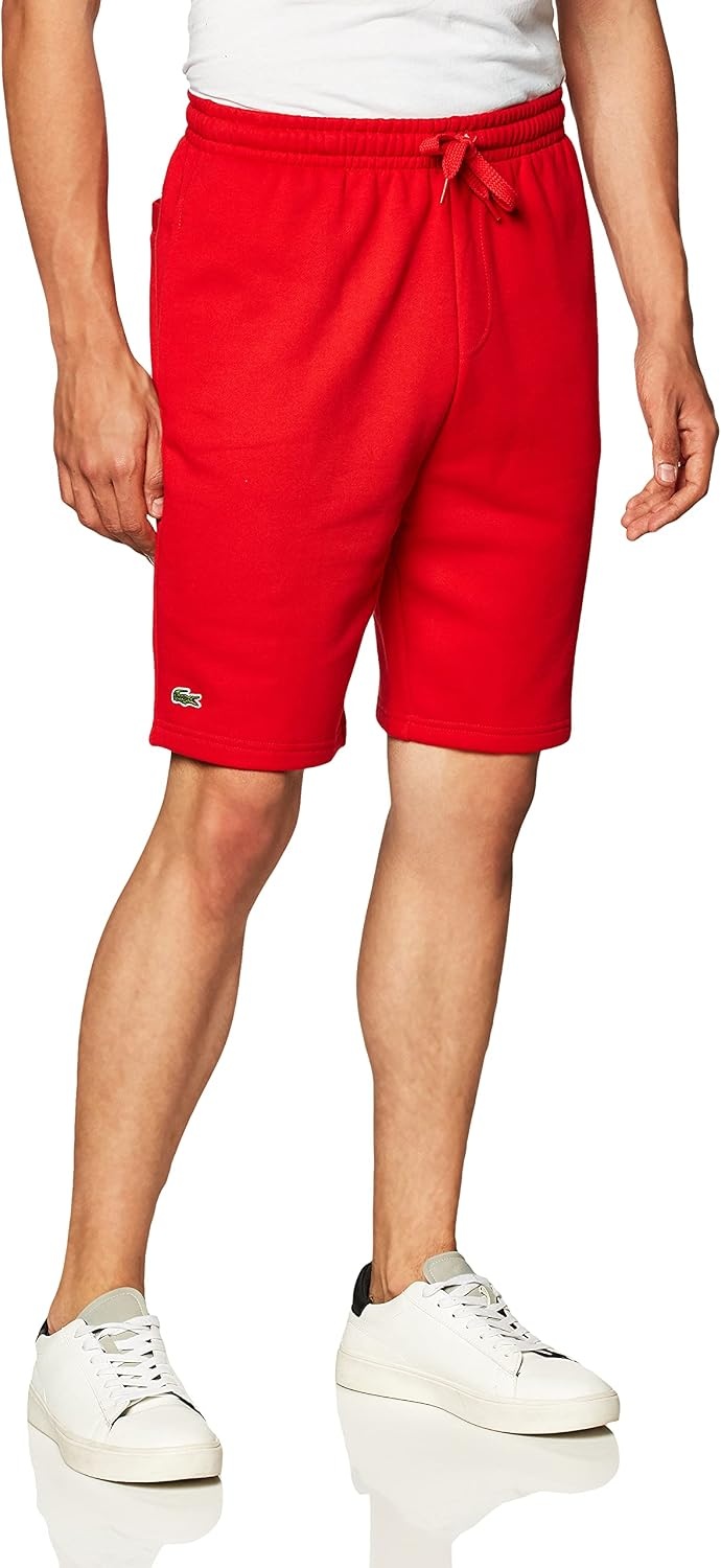 image:imageLacoste Mens Sport Tennis Fleece ShortRed