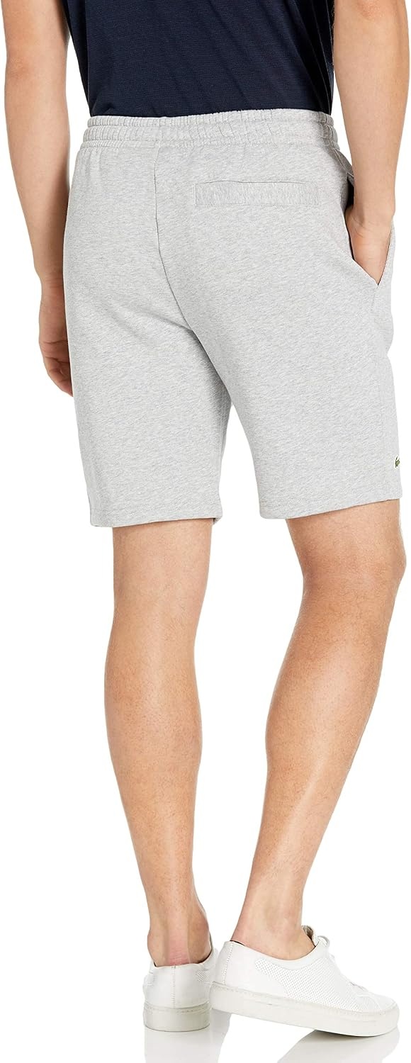 image:imageLacoste Mens Sport Tennis Fleece ShortSilver Chine