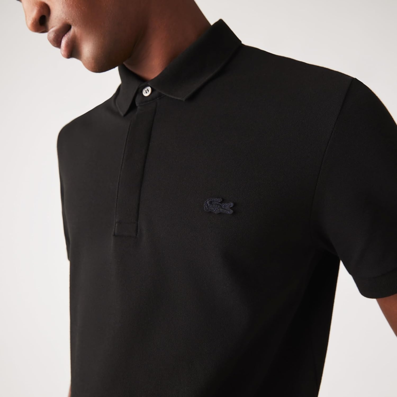 image:imageLacoste Mens Stretch Cotton Paris PoloBlack