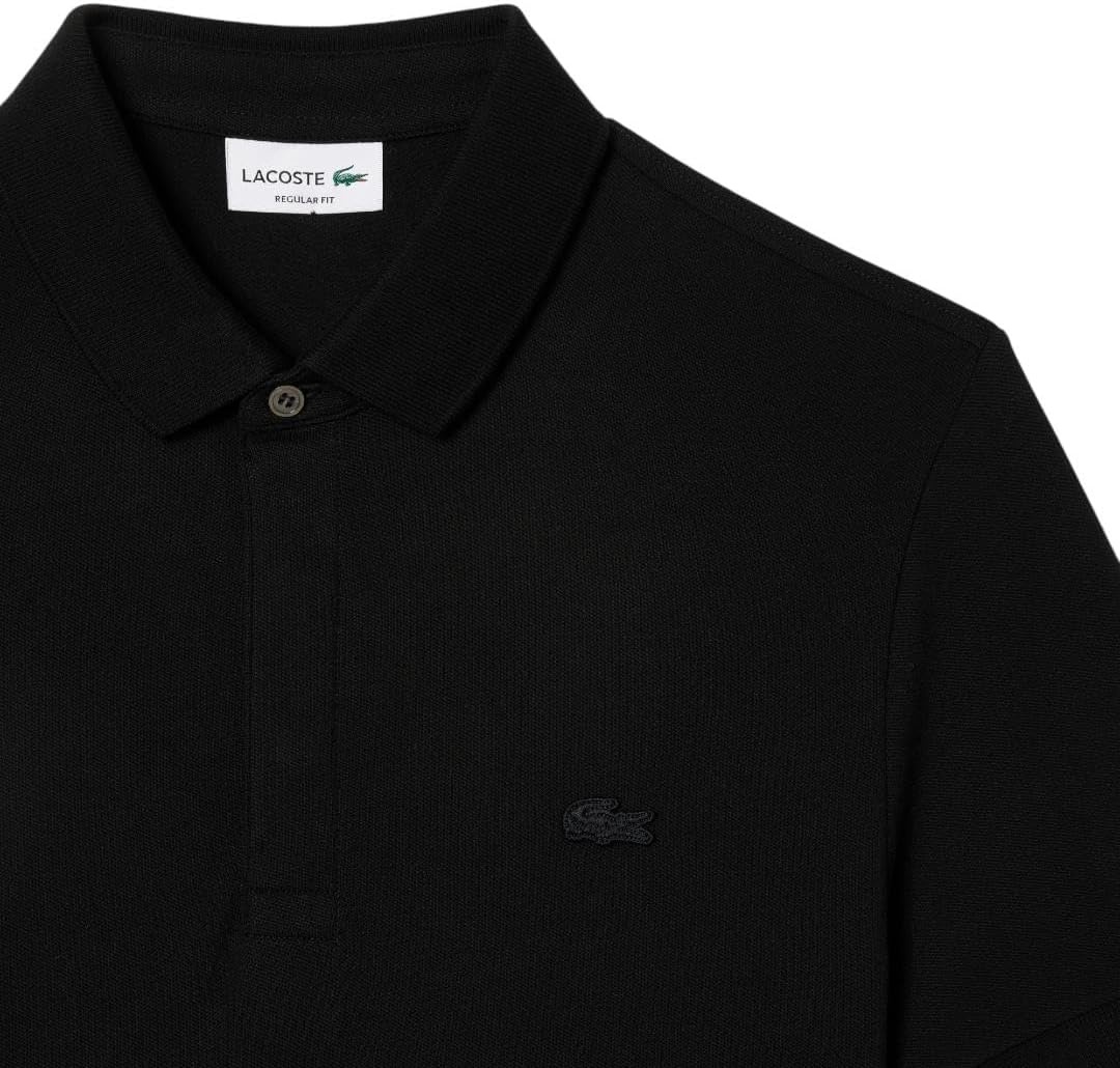 image:imageLacoste Mens Stretch Cotton Paris PoloBlack
