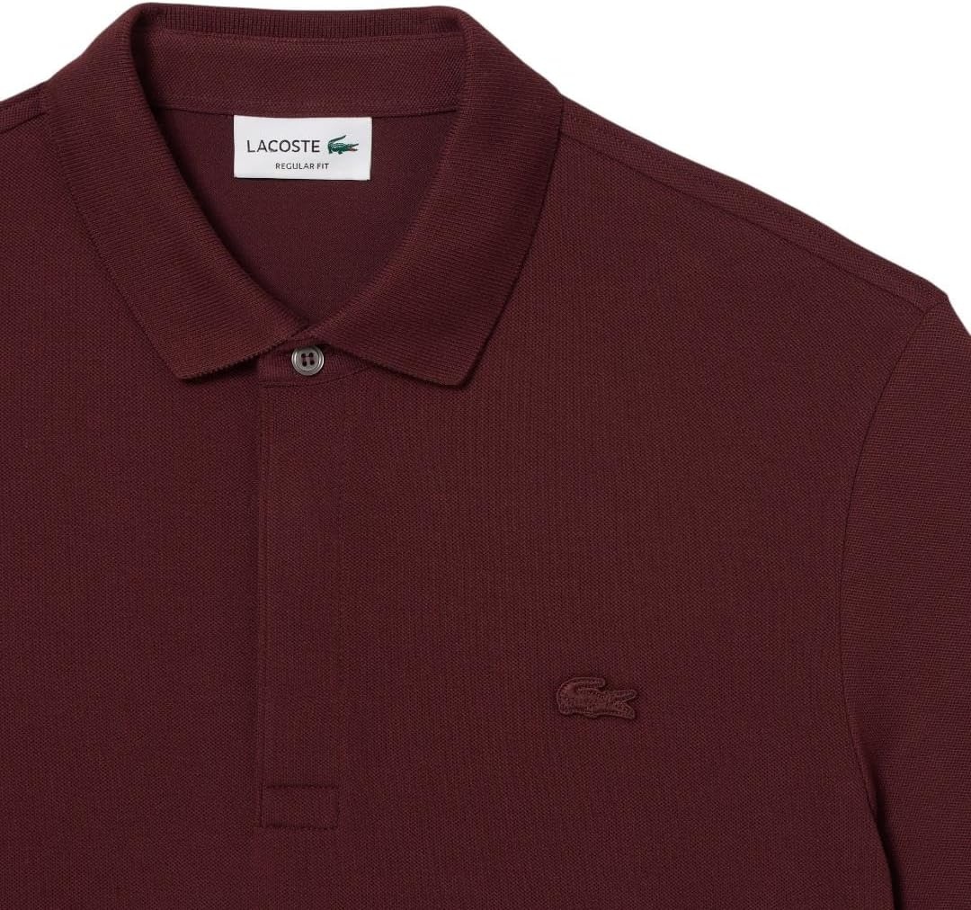 image:imageLacoste Mens Stretch Cotton Paris PoloBrown