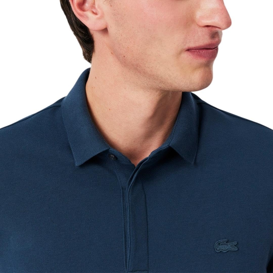 image:imageLacoste Mens Stretch Cotton Paris PoloDark Navy Blue