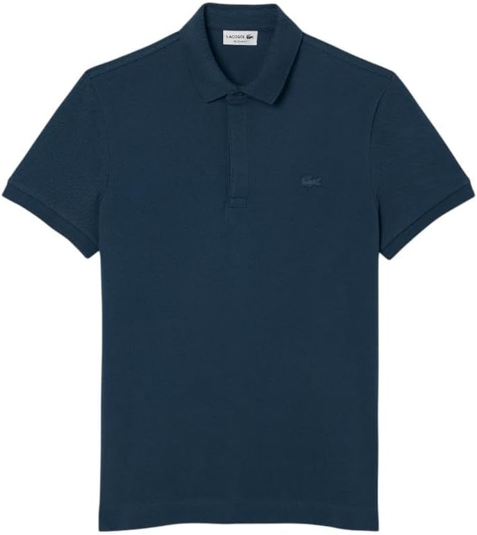 image:imageLacoste Mens Stretch Cotton Paris PoloDark Navy Blue