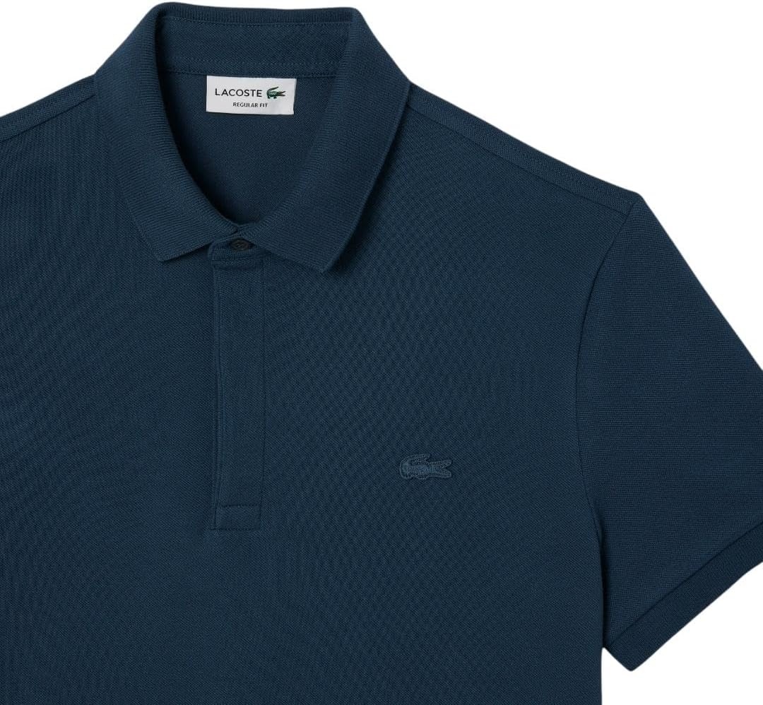 image:imageLacoste Mens Stretch Cotton Paris PoloDark Navy Blue