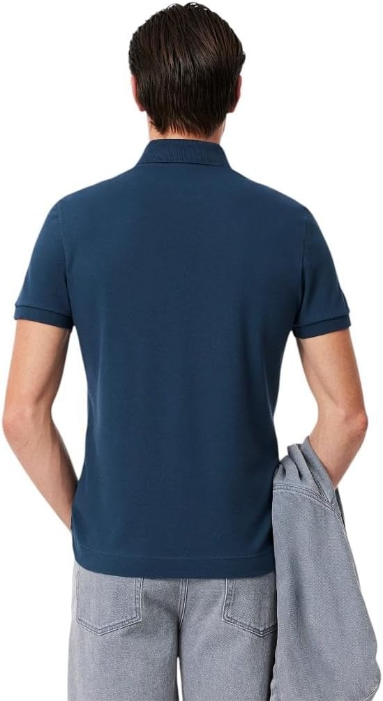 image:imageLacoste Mens Stretch Cotton Paris PoloDark Navy Blue