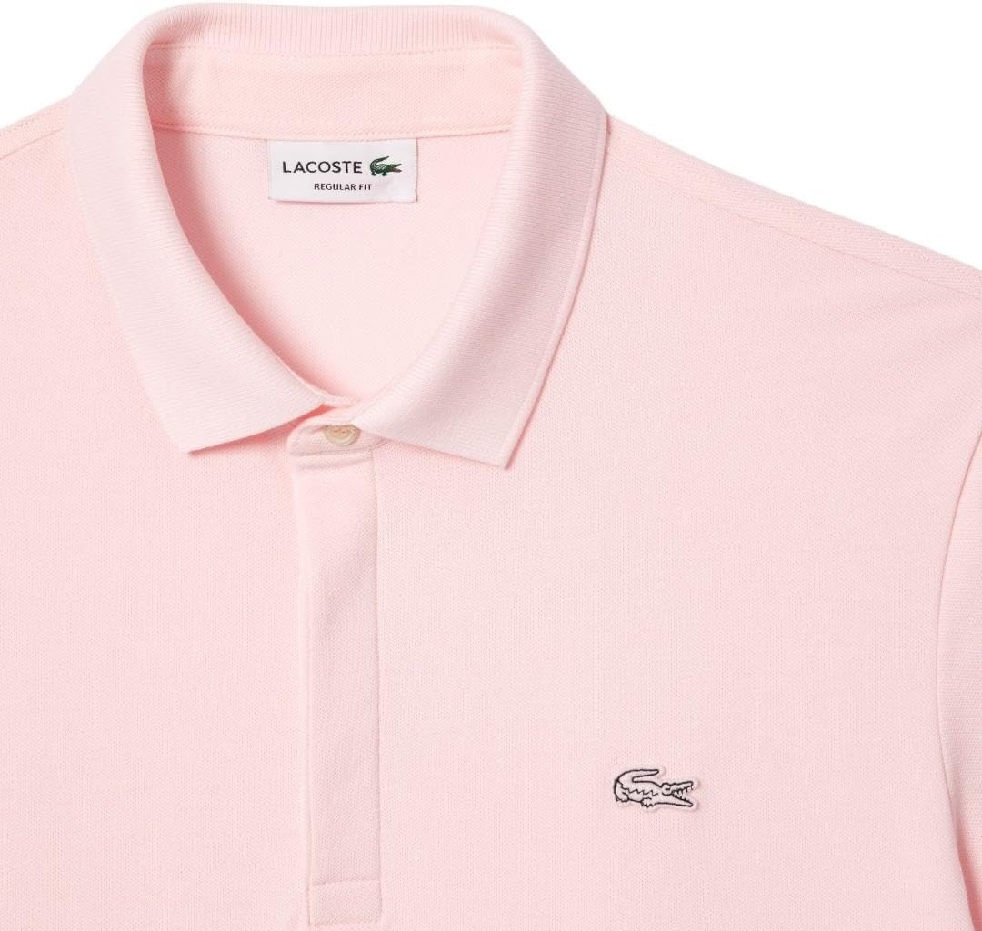 image:imageLacoste Mens Stretch Cotton Paris PoloFlamingo