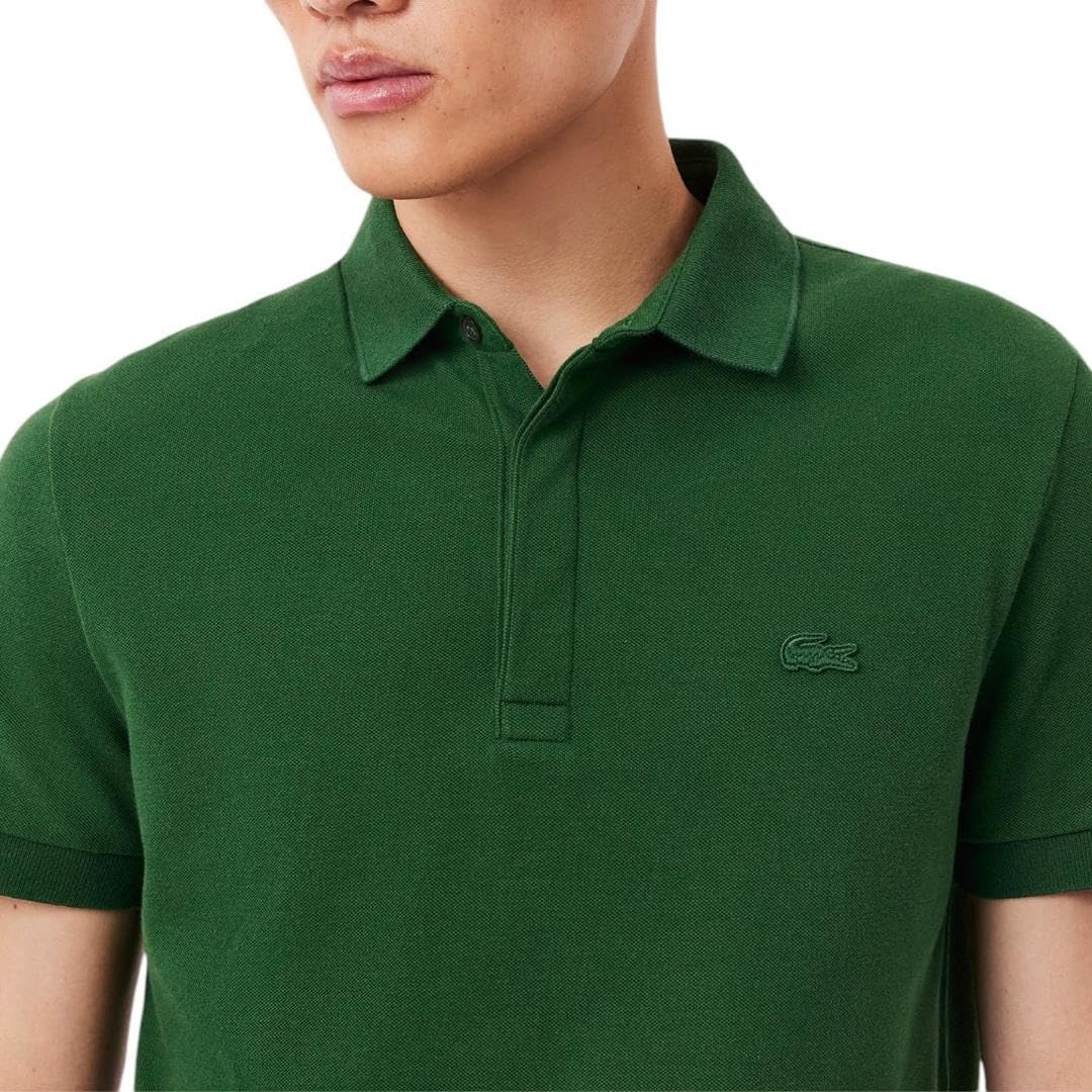 image:imageLacoste Mens Stretch Cotton Paris PoloGreen