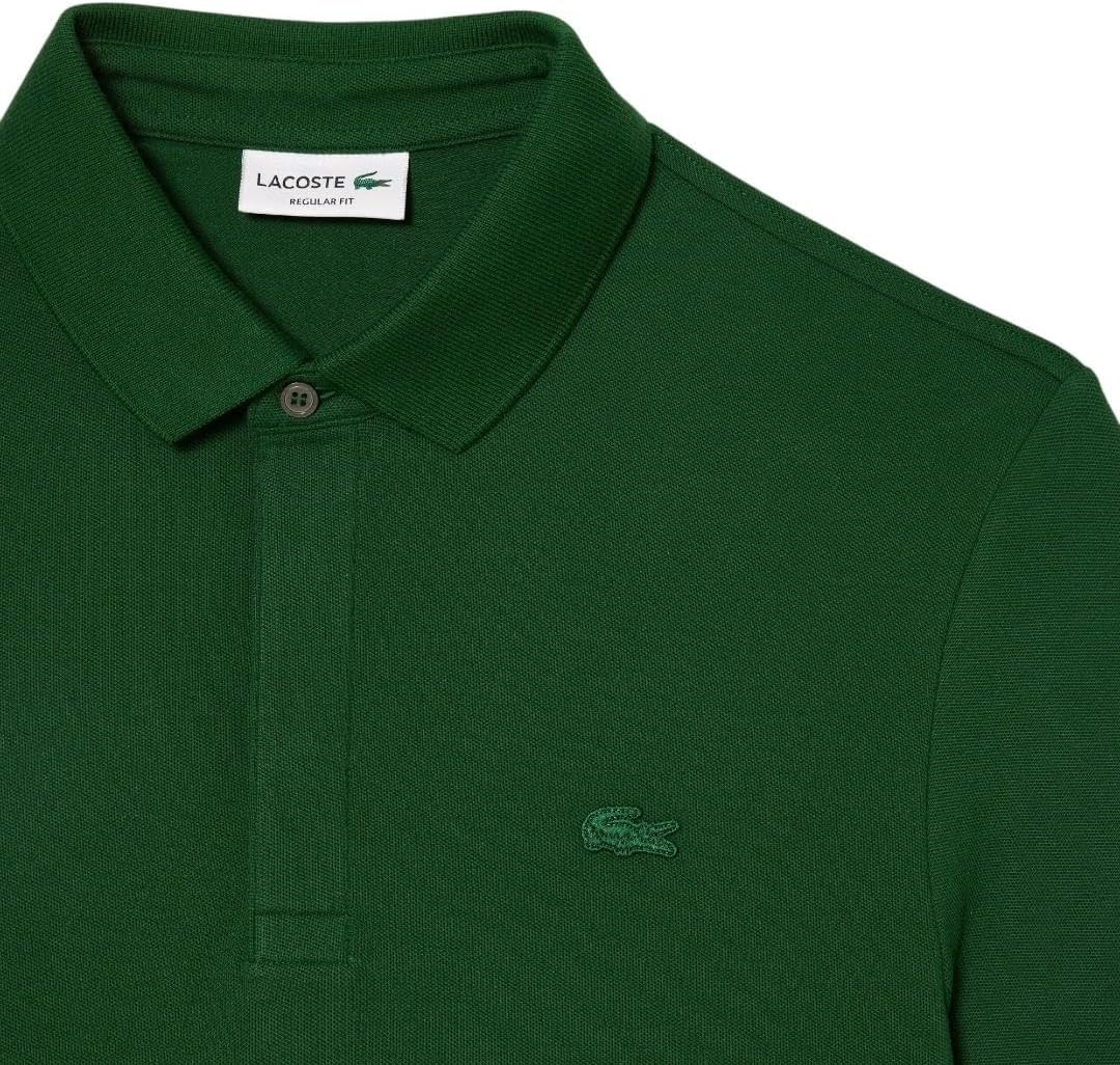 image:imageLacoste Mens Stretch Cotton Paris PoloGreen