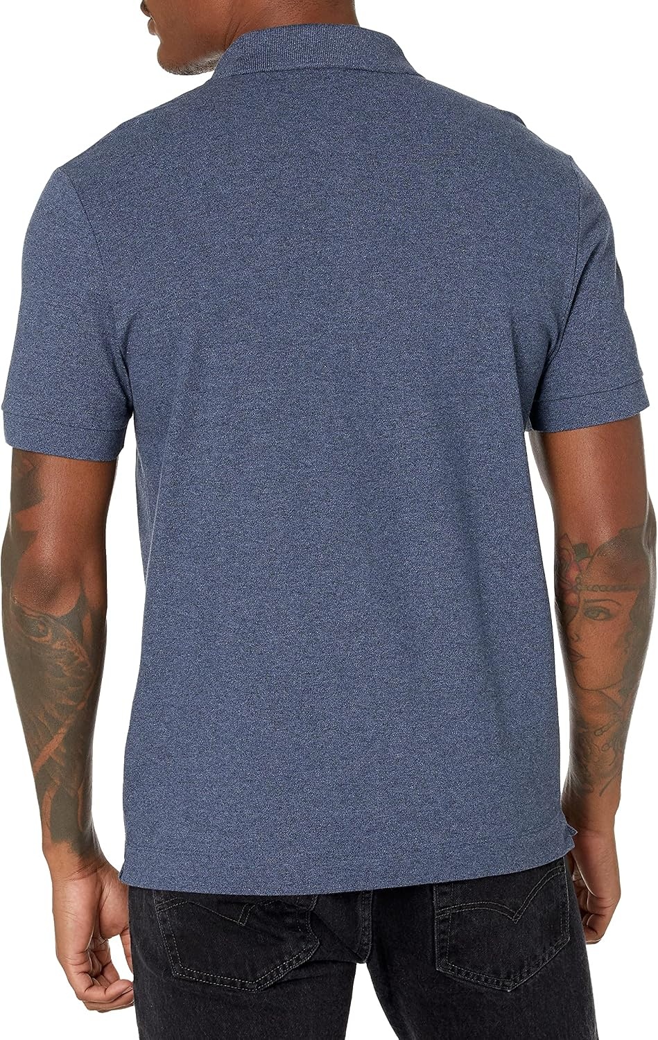 image:imageLacoste Mens Stretch Cotton Paris PoloHeather Nebula