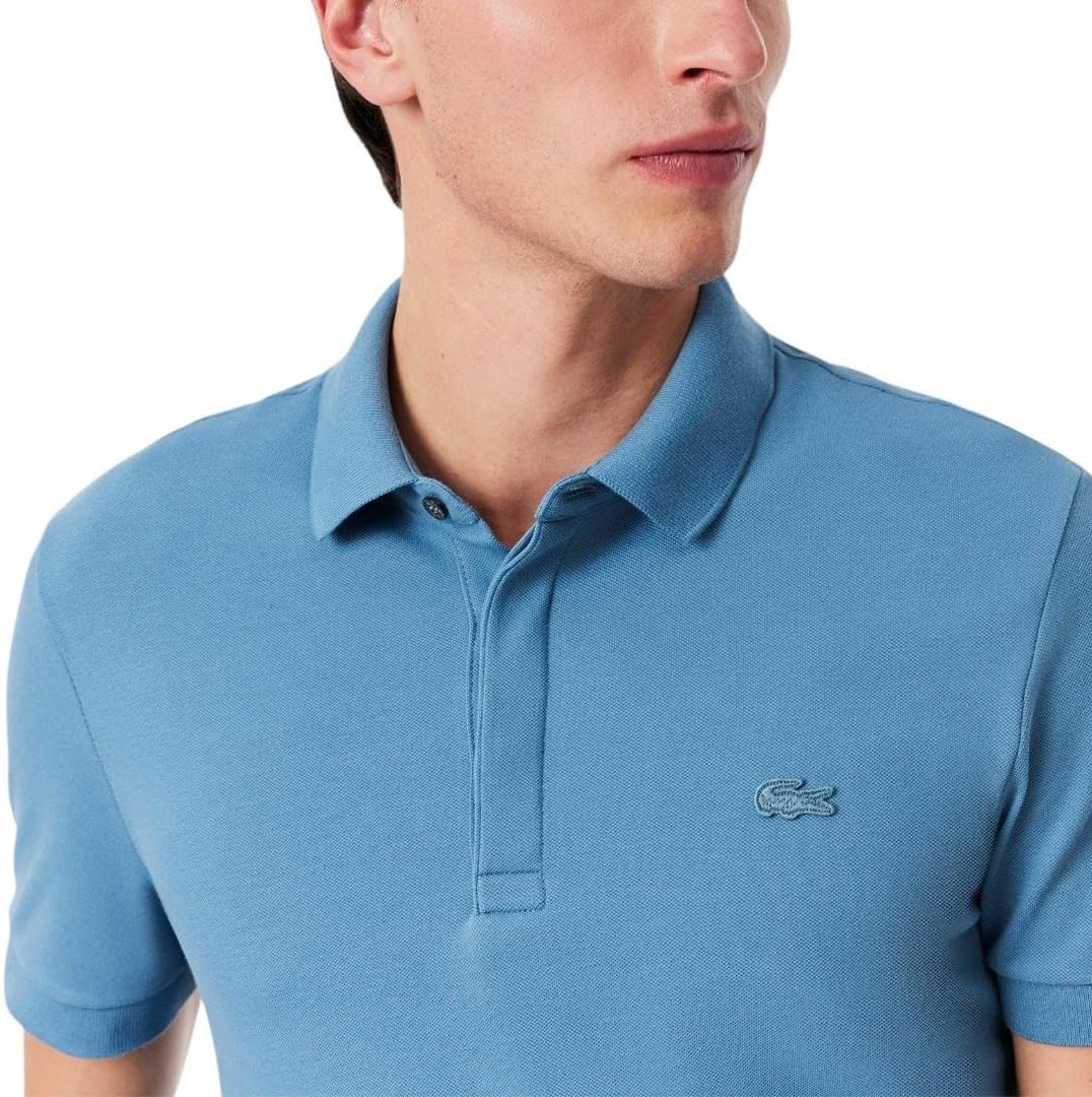image:imageLacoste Mens Stretch Cotton Paris PoloLimestone