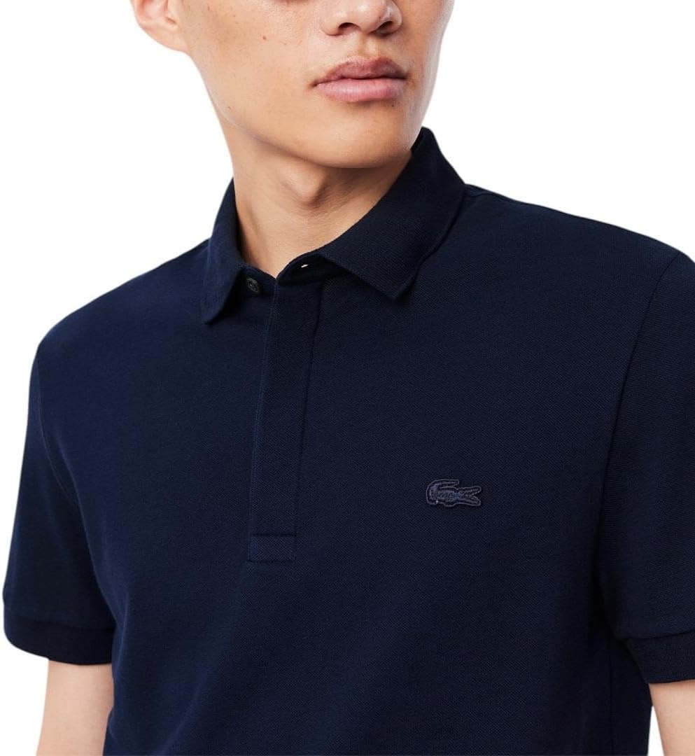 image:imageLacoste Mens Stretch Cotton Paris PoloNavy Blue