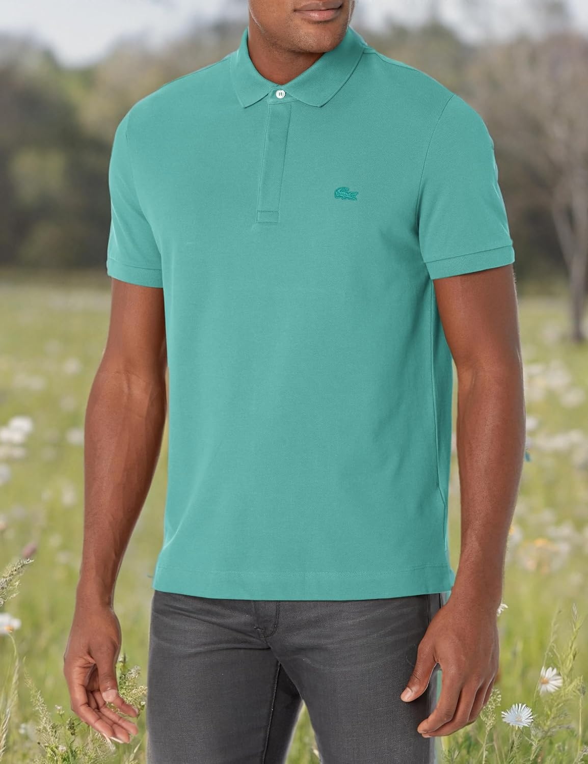 image:imageLacoste Mens Stretch Cotton Paris PoloOcelle