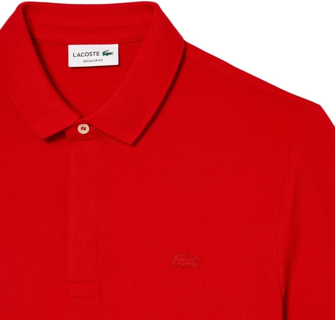 image:imageLacoste Mens Stretch Cotton Paris PoloRed