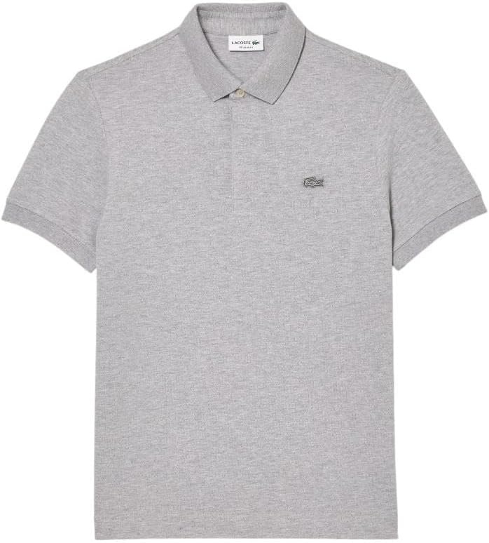 image:imageLacoste Mens Stretch Cotton Paris PoloSilver Chine