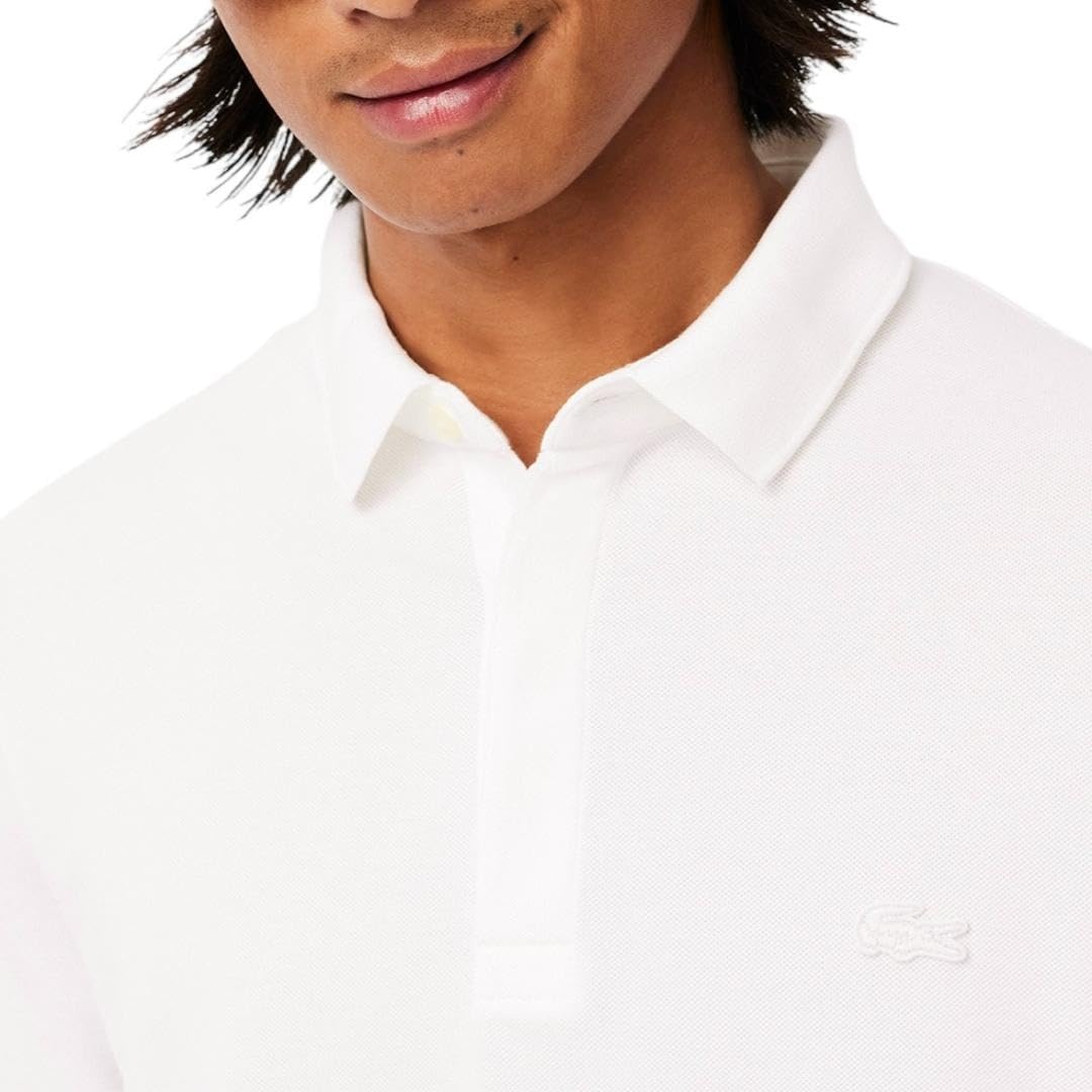 image:imageLacoste Mens Stretch Cotton Paris PoloWhite