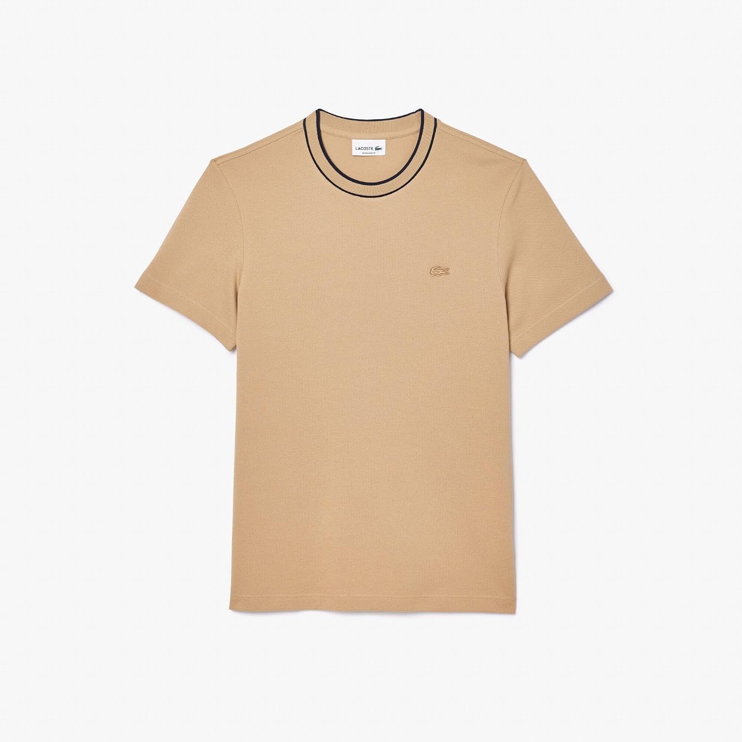 image:imageLacoste Mens Stretch Piqu Stripe Collar TShirtViennese