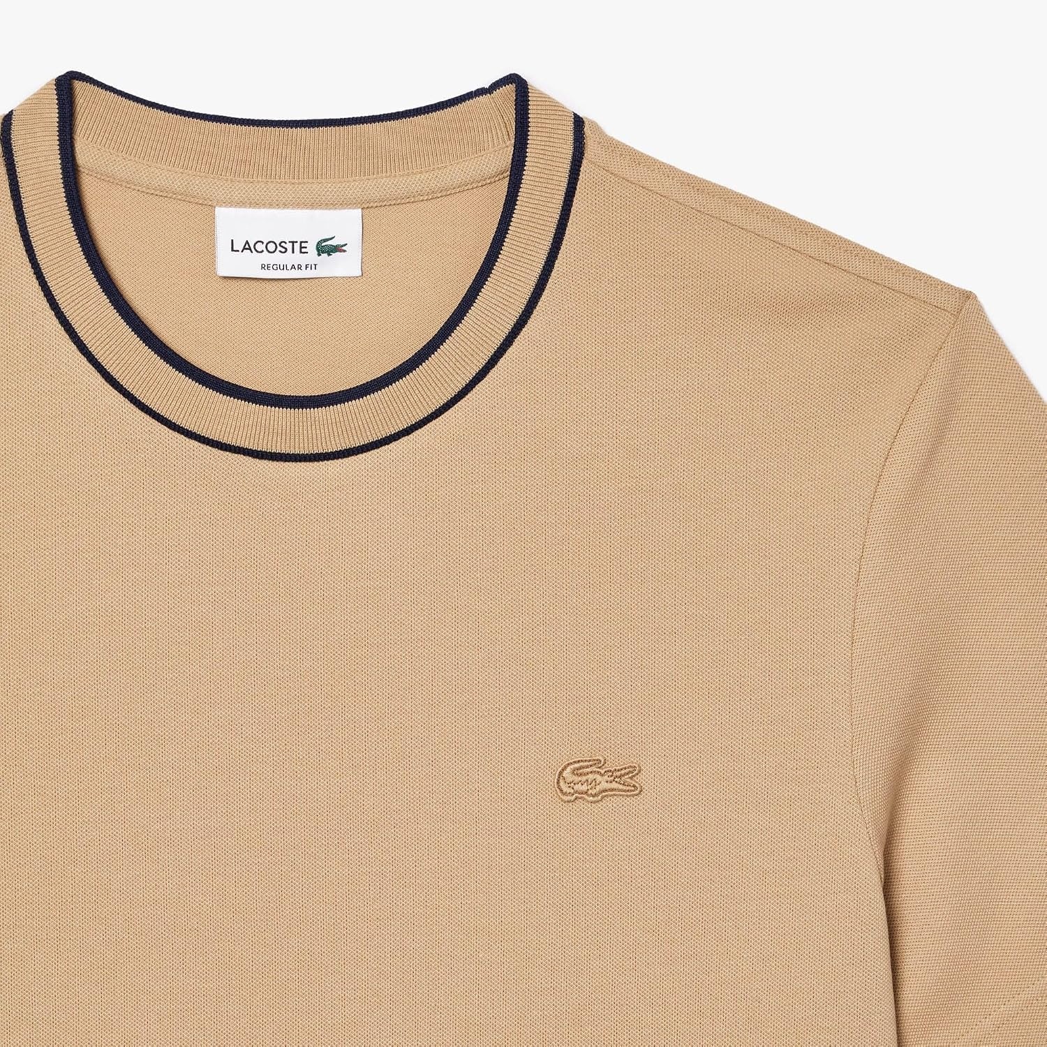 image:imageLacoste Mens Stretch Piqu Stripe Collar TShirtViennese
