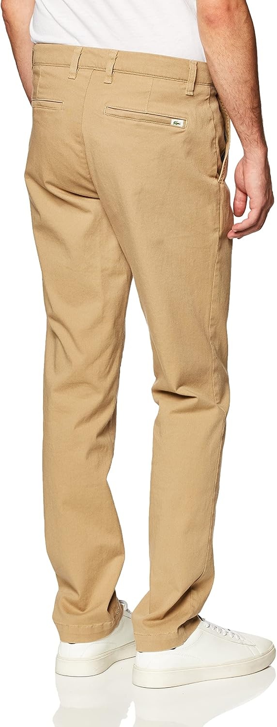 image:imageLacoste Mens Stretch Slim FIT 5 Pocket ChinoViennese
