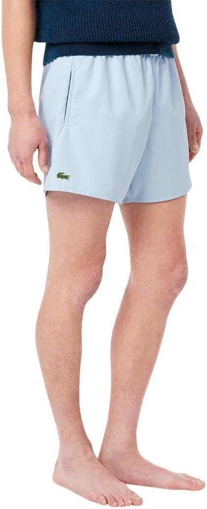image:imageLacoste Mens Swim Trunks 6Light Blue Green