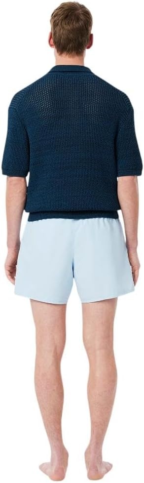 image:imageLacoste Mens Swim Trunks 6Light Blue Green