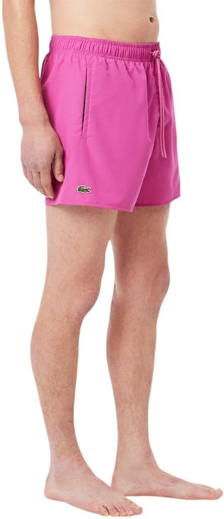 image:imageLacoste Mens Swim Trunks 6Magenta Green