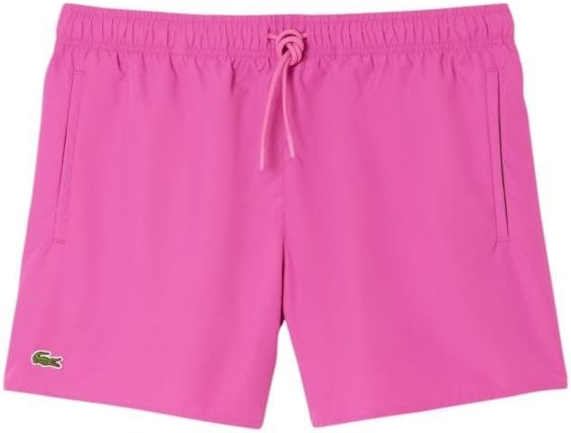 image:imageLacoste Mens Swim Trunks 6Magenta Green
