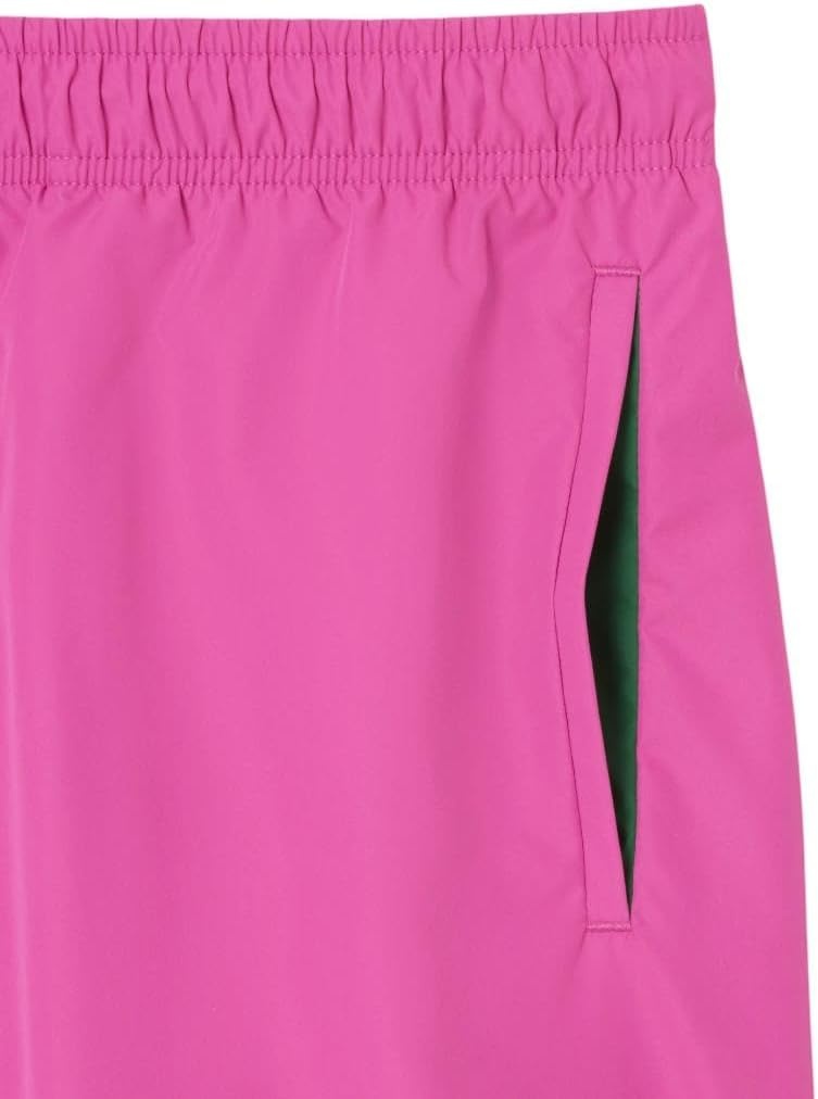 image:imageLacoste Mens Swim Trunks 6Magenta Green