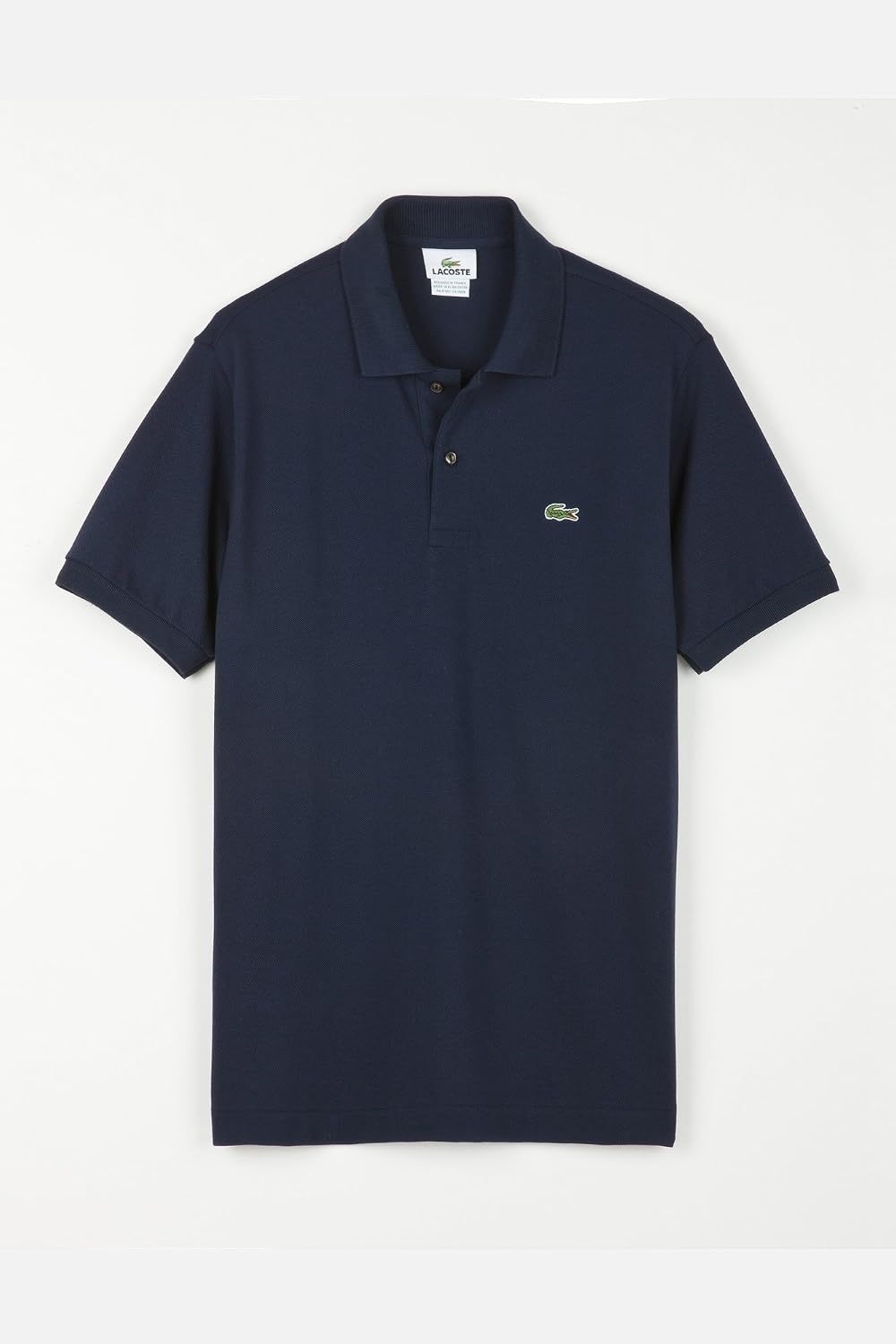 image:imageLacoste Mens Tall Fit Cotton Petit Piqu PoloNavy Blue