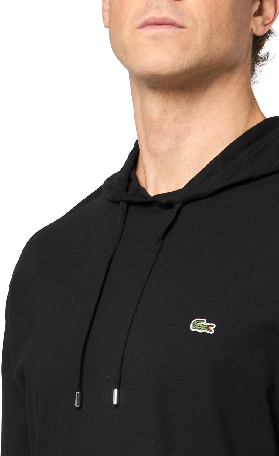image:imageLacoste Mens Tall Fit Hooded TshirtBlack