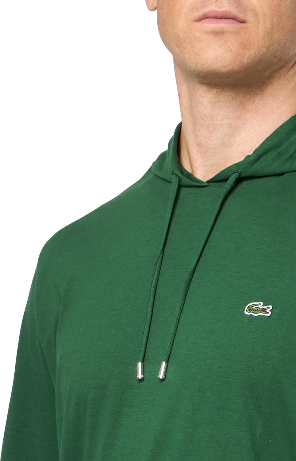 image:imageLacoste Mens Tall Fit Hooded TshirtGreen