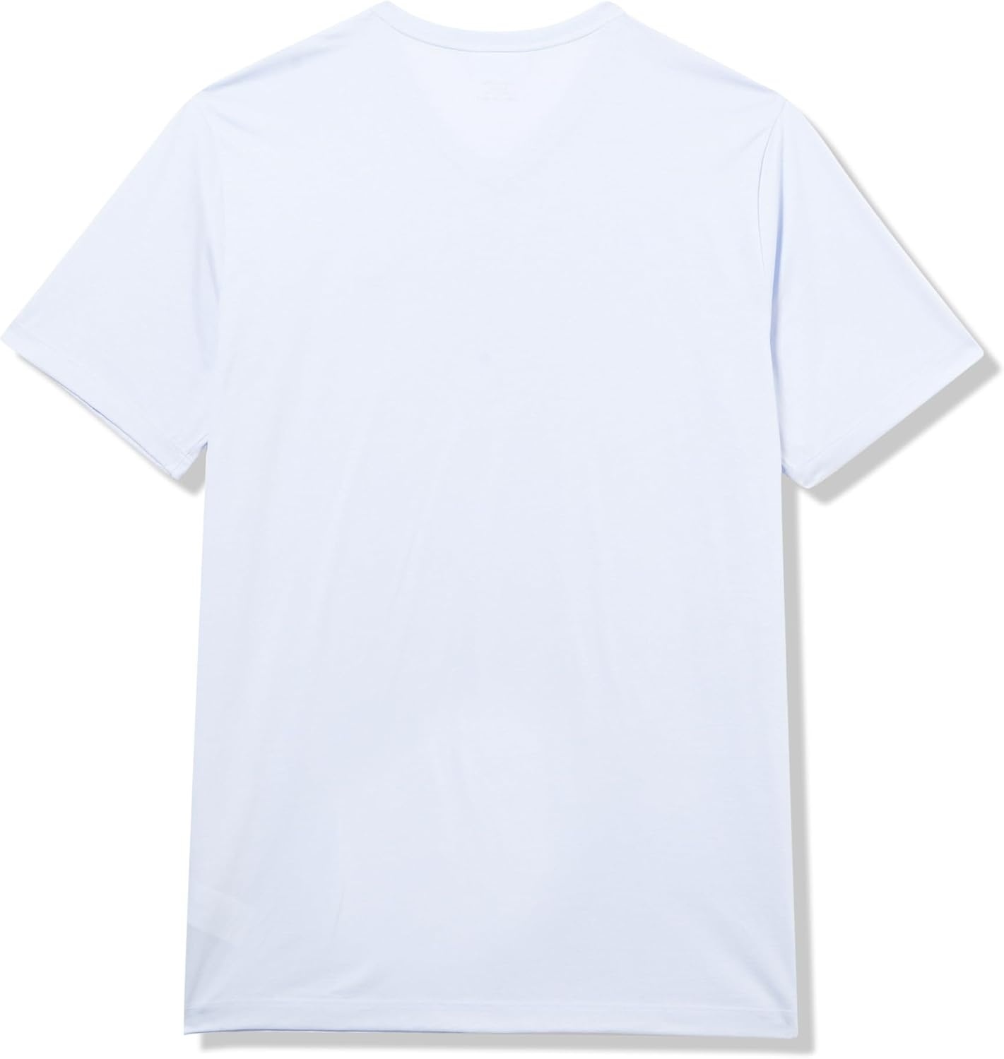 image:imageLacoste Mens Tall Fit VNeck Short Sleeve Regular Fit Classic TShirtPhoenix Blue