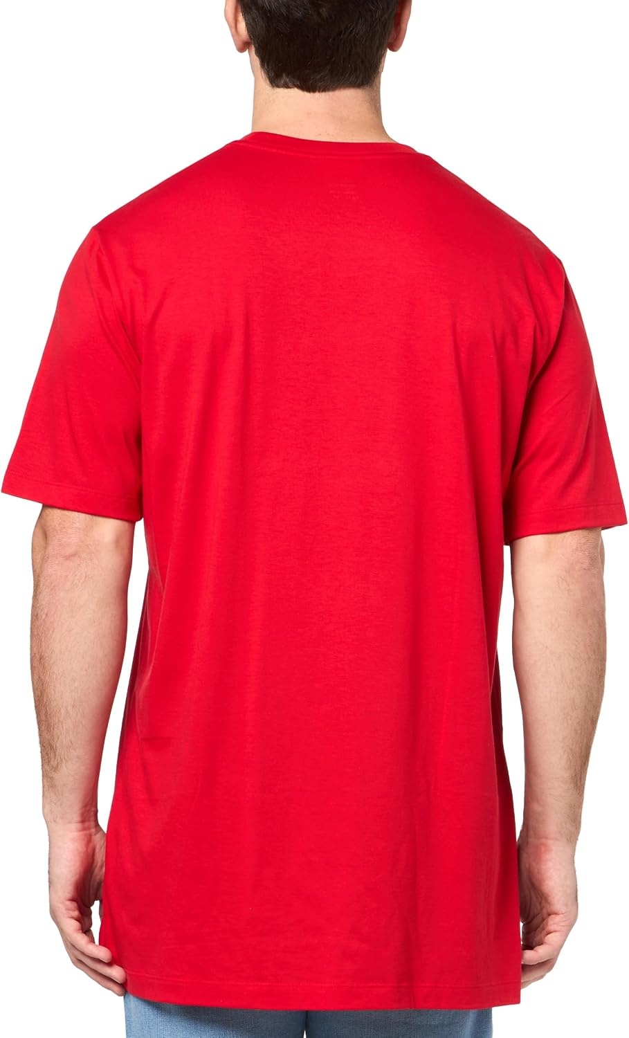 image:imageLacoste Mens Tall Fit VNeck Short Sleeve Regular Fit Pima Cotton TShirtRed
