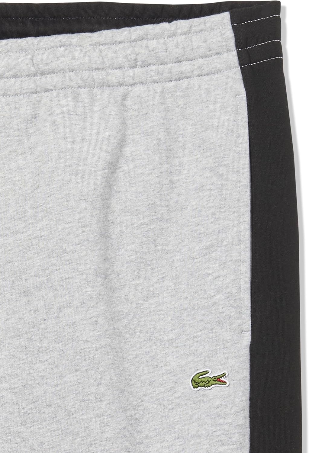 image:imageLacoste Mens Tapered Colorblock SweatpantsGray Black