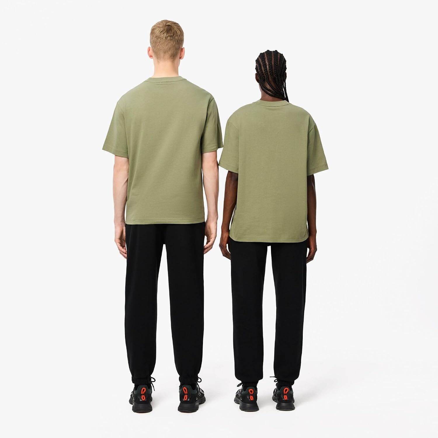 image:imageLacoste Mens Tapered Leg Jersey PantsBlack