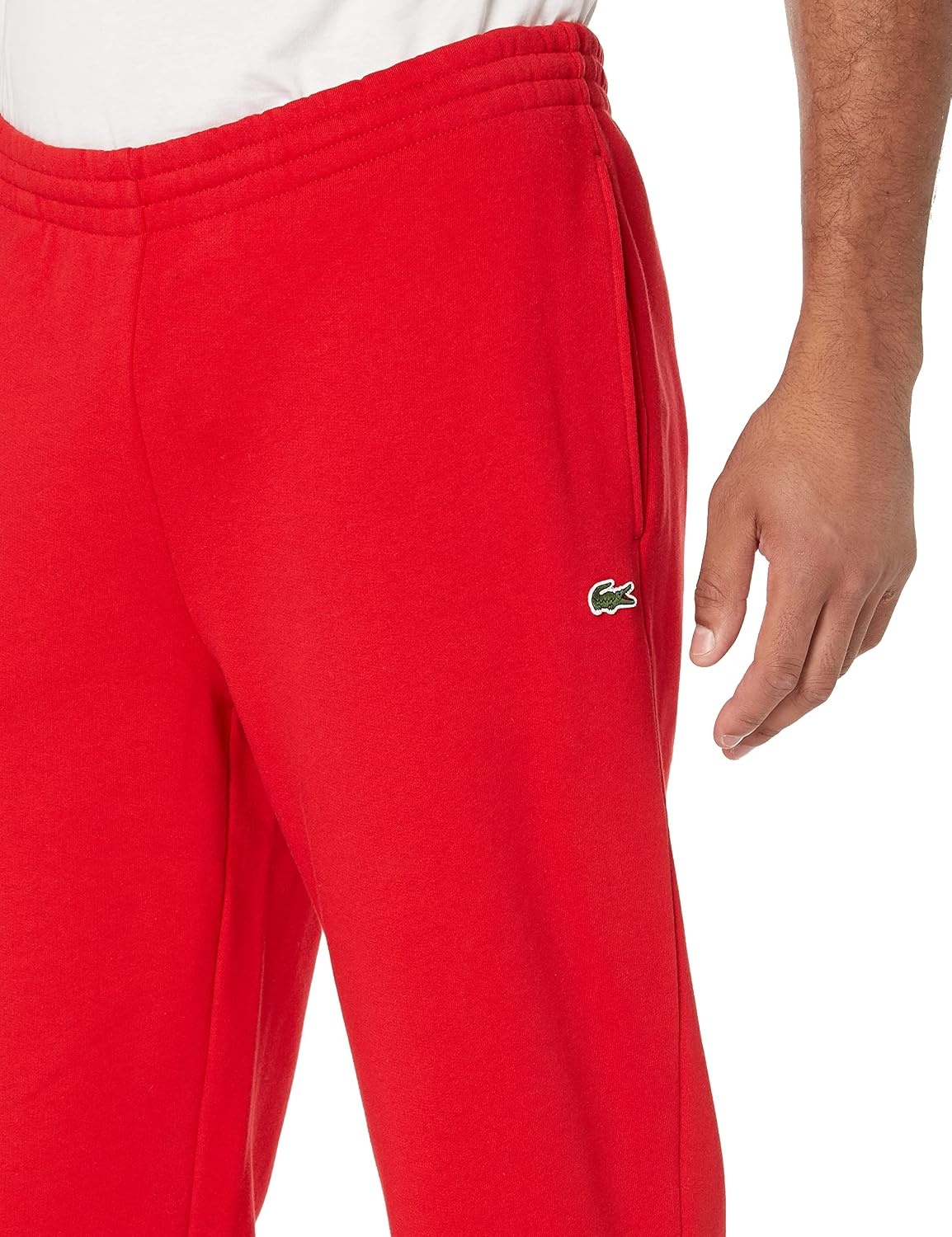 image:imageLacoste Mens Tapered Leg SweatpantsRed