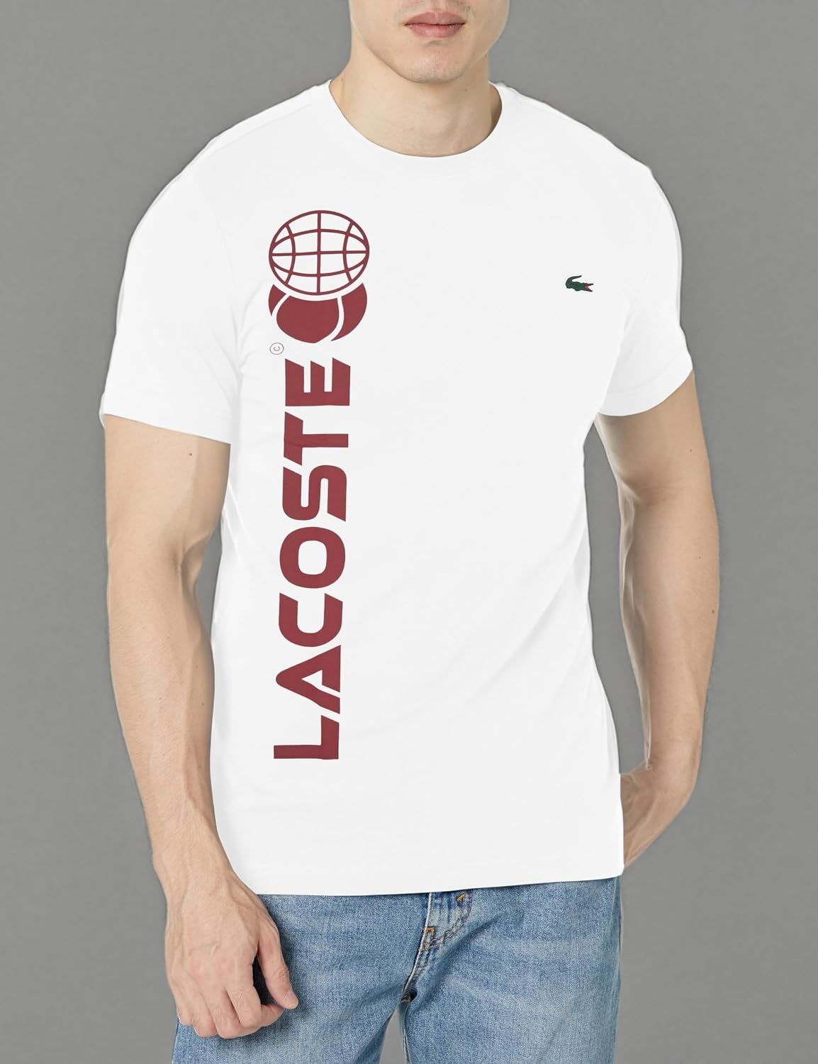 image:imageLacoste Mens Tennis X Daniil Medvedev Regular Fit TShirtWhite