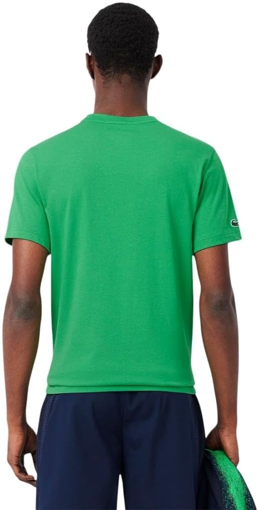 image:imageLacoste Mens Tennis X Daniil Medvedev TShirtBright Green
