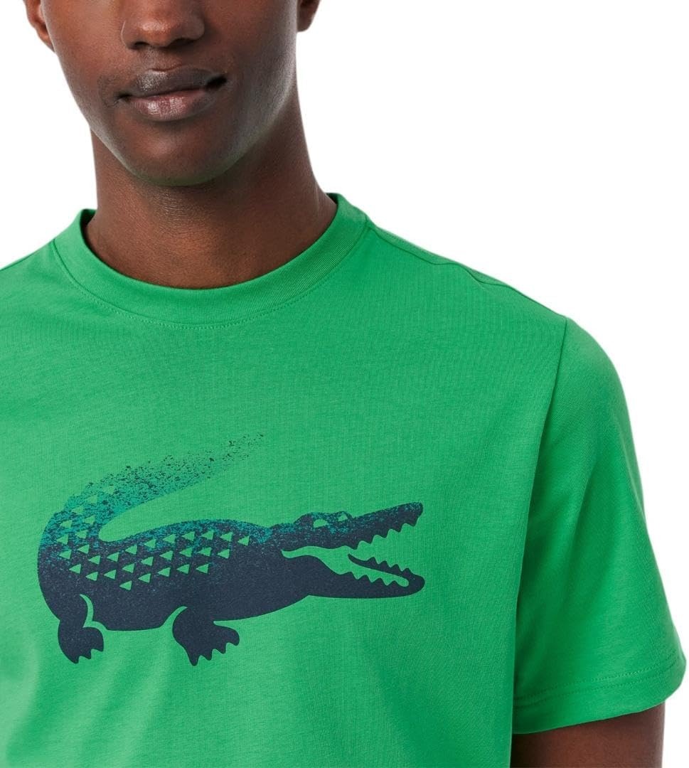 image:imageLacoste Mens Tennis X Daniil Medvedev TShirtBright Green