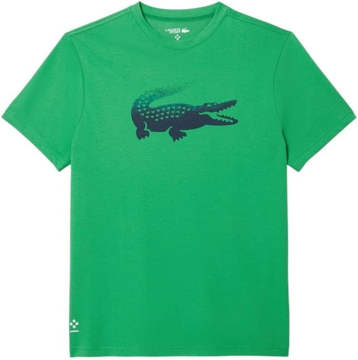 image:imageLacoste Mens Tennis X Daniil Medvedev TShirtBright Green