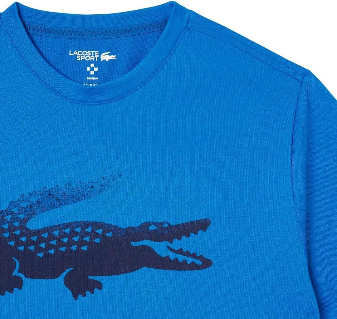 image:imageLacoste Mens Tennis X Daniil Medvedev TShirtGipsy Blue