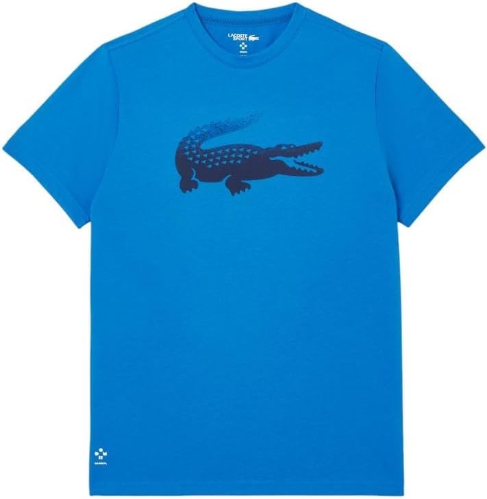 image:imageLacoste Mens Tennis X Daniil Medvedev TShirtGipsy Blue